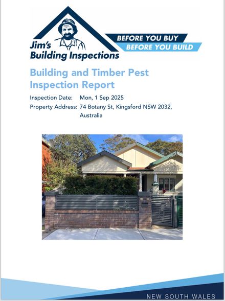BPI Report - 74 Botany St Kingsford, NSW 2032