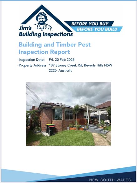 BPI Report - 187 Stoney Creek Rd Beverly Hills, NSW 2209