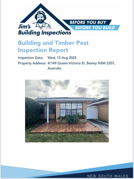 BPI Report - 4/149 Queen Victoria St Bexley NSW 2207