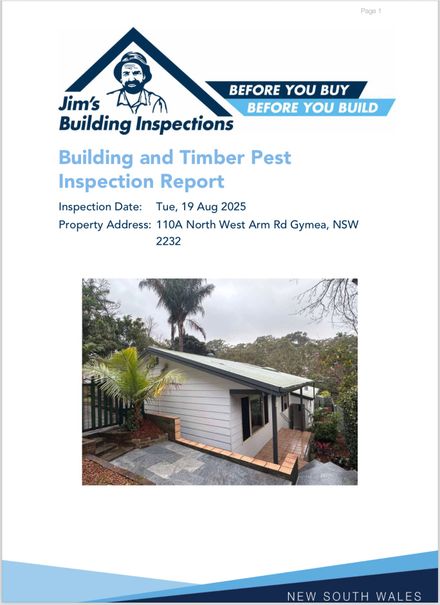 BPI Report - 110A North West Arm Rd Gymea, NSW 2232