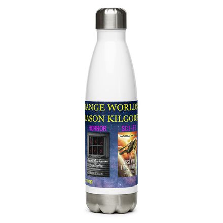 Strange Worlds of Jason Kilgore water bottle