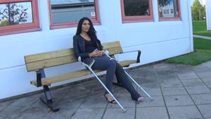 Flower 61 LLC - I have a heel shoe and a long leg cast and I still dont have a handicap sign - 9 min