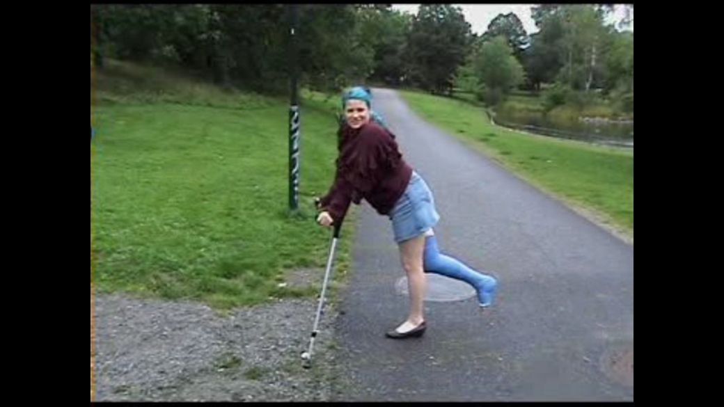 Scarlett 1 LLC - Blue hair and blue long leg cast - 7 min