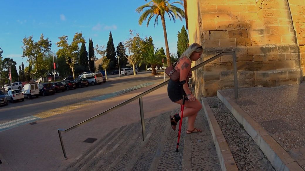 Nathalia 2210-5 Mallorca Sprain - I love to visit old places - 9 min