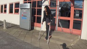Flower 62 LLC - I got my handicap sign but now i must crutch back to the car - 5 min