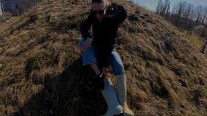 Sunshine 2603-1 Custom Boot Sprain - Why did i walk up for this uneven hill? - 10 min