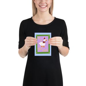 "Be a silly goose" art print