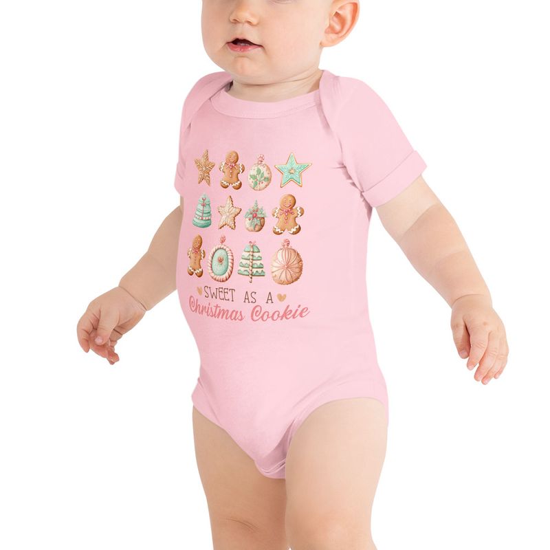 Sweet as a christmas cookie - Unisex baby Onesie 