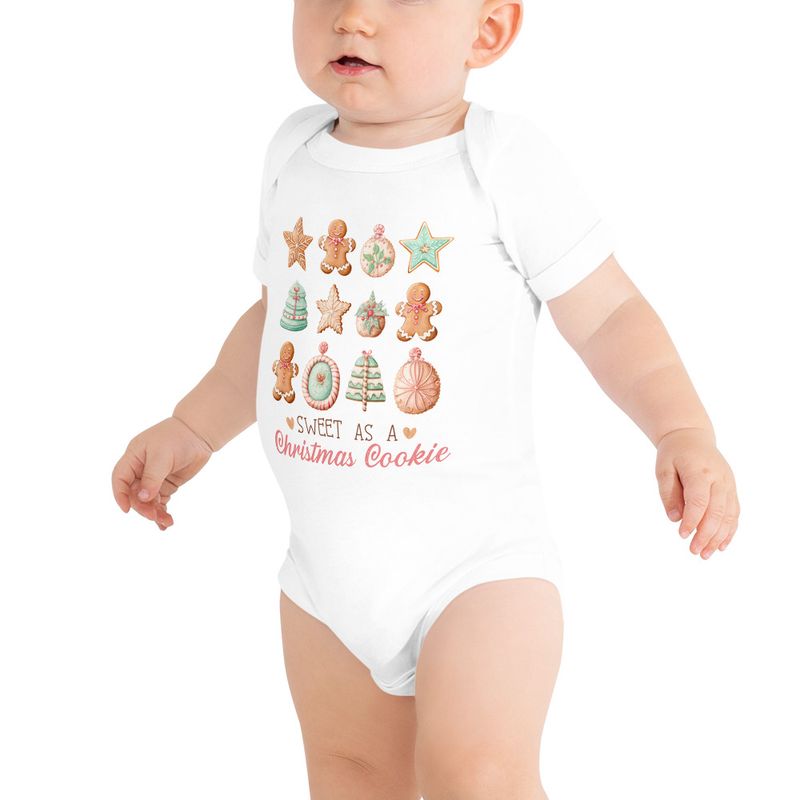 Sweet as a christmas cookie - Unisex baby Onesie 
