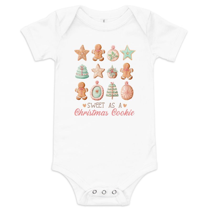 Sweet as a christmas cookie - Unisex baby Onesie 