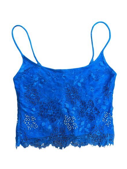 Top bleu Y2K