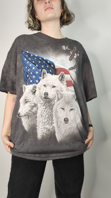 T-shirt vintage tie and dye loup