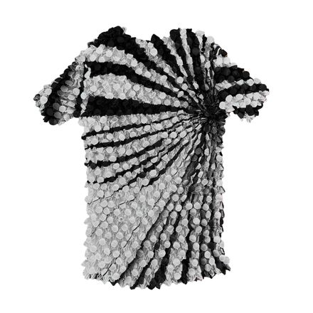 Y2K Textured Statement Top