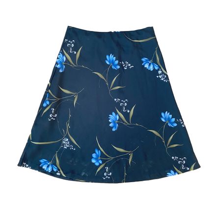 Y2K Floral Midi Skirt