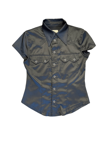 Chemise « Smog » noir sans manche 
