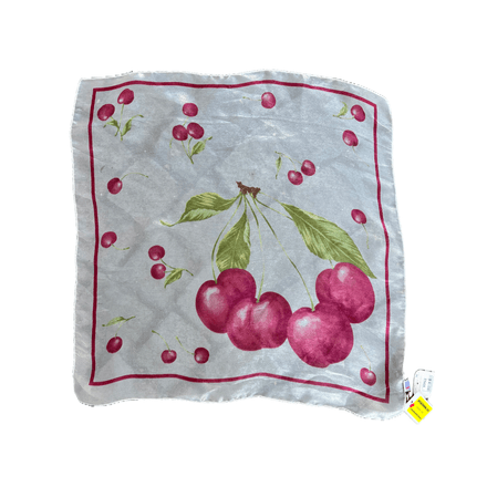 Foulard cerise 