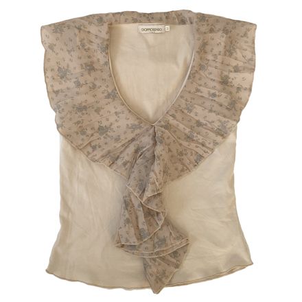 Y2K Romantic Ruffle Top