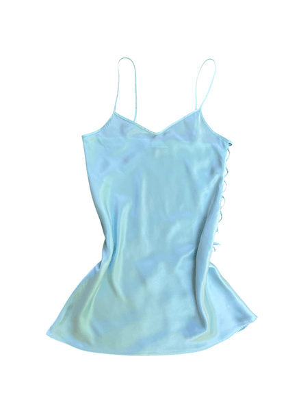 Nuisette bleu clair avec laçage latéral 