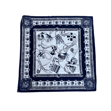 Foulard bleu 