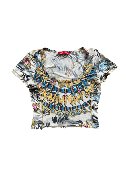 Crop top “Angelo Marani” Y2K