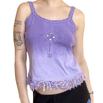 Y2K Lavender top