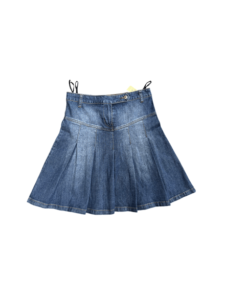 Jupe en jean « Madonna » évasée Y2K