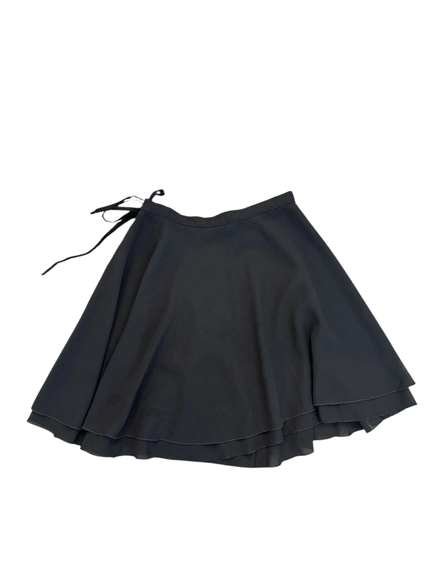 Jupe taille haute porte feuille noir 