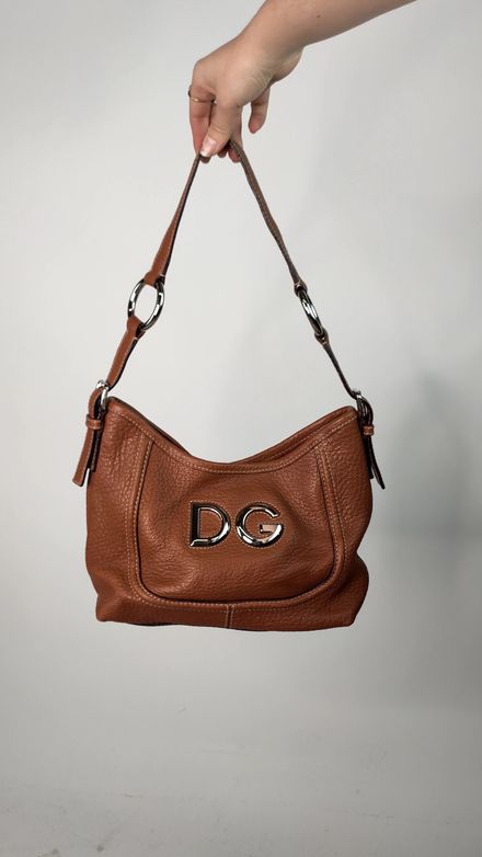 Sac vintage brun DOLCE &amp; GABBANA