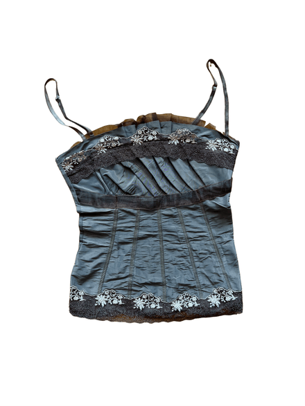 Top effet corset Y2K 