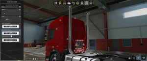 [rear exhaust tuning part]  DAF XD Dutch exhausts