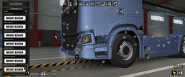 *[sep tuning part]  Scania NG solarguard sidemarker holder