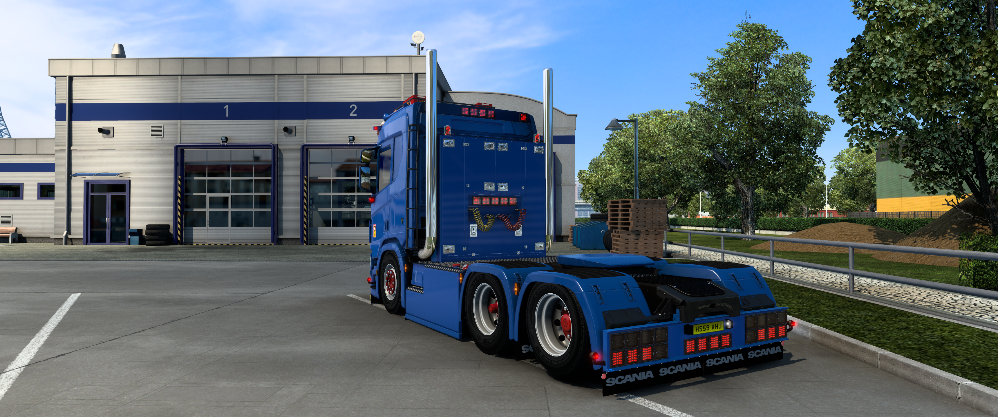 [addon] Scania NG rear fender cover decoration