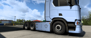 [sideskirt tuning part] Scania NG V8 sideskirts (6x2,6x4)