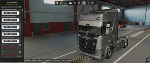 [sun visor tuning part] Scania NG  Big next sunshield