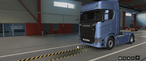 [bull bar tuning part] Scania NG grill lightbox old Scania