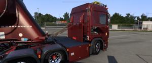  [rear exhaust tuning part]  Scania NG  Jan Hansen airbar
