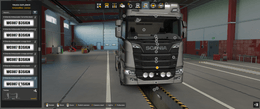 [bull bar tuning part] Scania NG grill 4 Strands  Ambassador lights