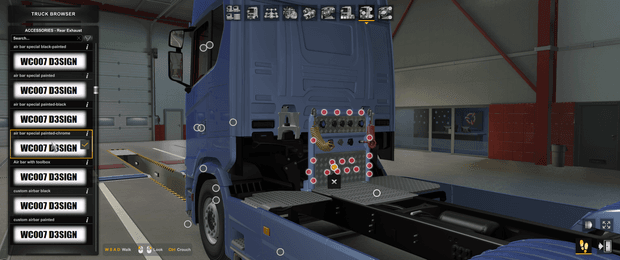 [rear exhaust tuning part]  Scania NG Holland special airbar