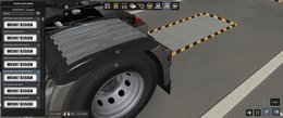 [addon] Scania NG rear fender cover decoration