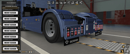 ETS2 Smoked painted tail LED Hella lights