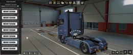 [rear exhaust tuning part] Scania NG  holland exhausts V2