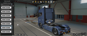 [rear exhaust tuning part] Scania NG  holland exhausts V2