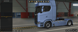 [wippers tuning part] Scania NG black wippers 