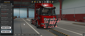 [front grill tuning part]  DAF XD open Hypro V1