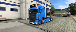 [sun visor tuning part]  Scania NG French sunshield V1