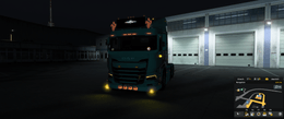 [b_grill  tuning part]  DAF XD  front bumper extension with drl high beam
