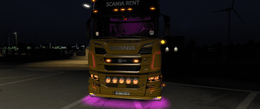 [bull bar tuning part] Scania NG 5 grill lights  (DRL)
