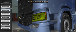 ˇ [sticker tuning part] Scania  NG stickers decoration for headlights