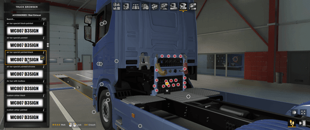 [rear exhaust tuning part]  Scania NG Holland special airbar