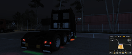ˇ [neonbak tuning part] Scania  NG rear bumper neons
